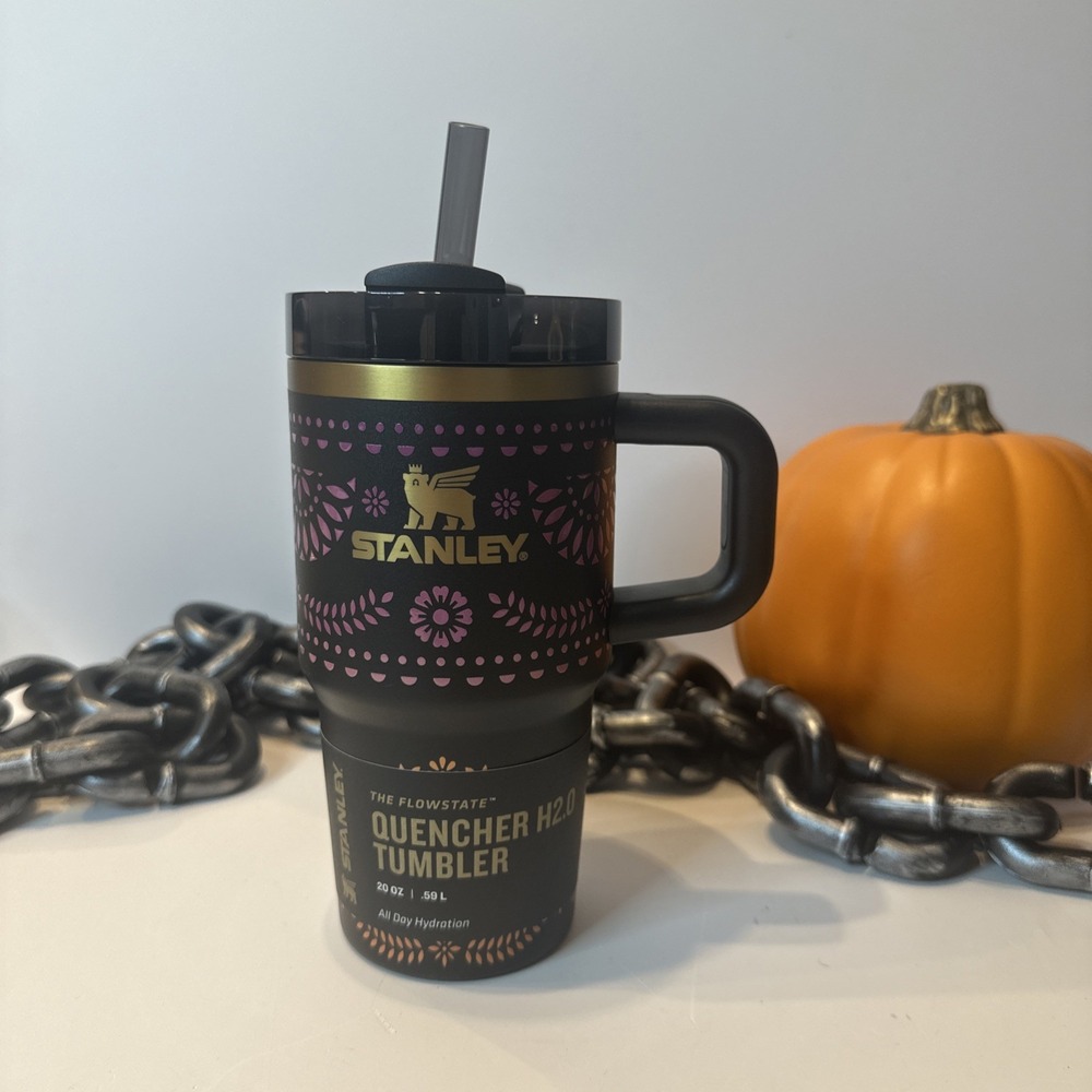 Stanley Tumbler dia De Los Muertos‎ 20 oz Special Edition Ships Now! RARE - Picture 1 of 8